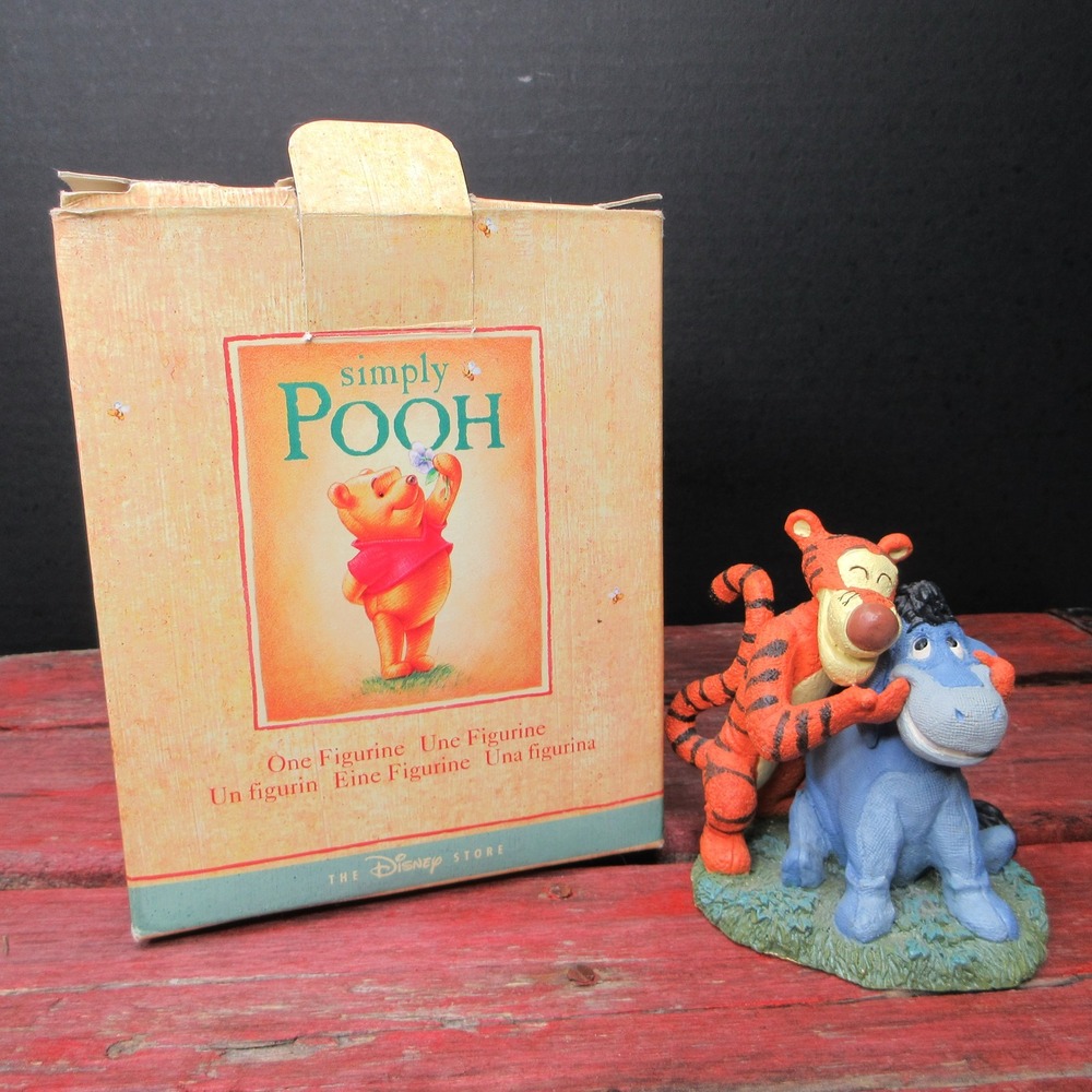 Disney Simply Pooh "So this is what Smiling Feels Like" Eeyore & Tigger Figurine